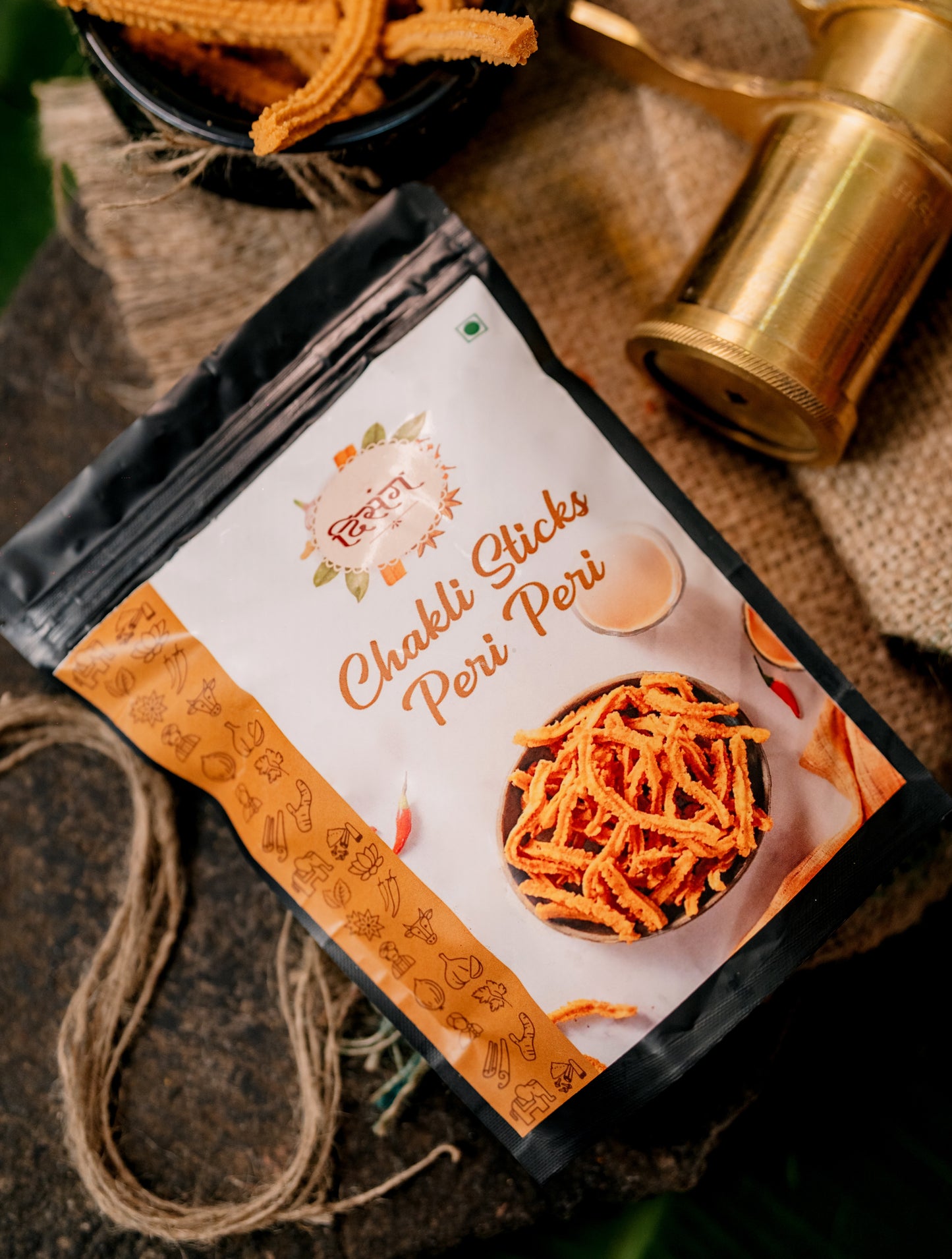 Disang Peri Peri Chakli – Spicy Fusion Snack
