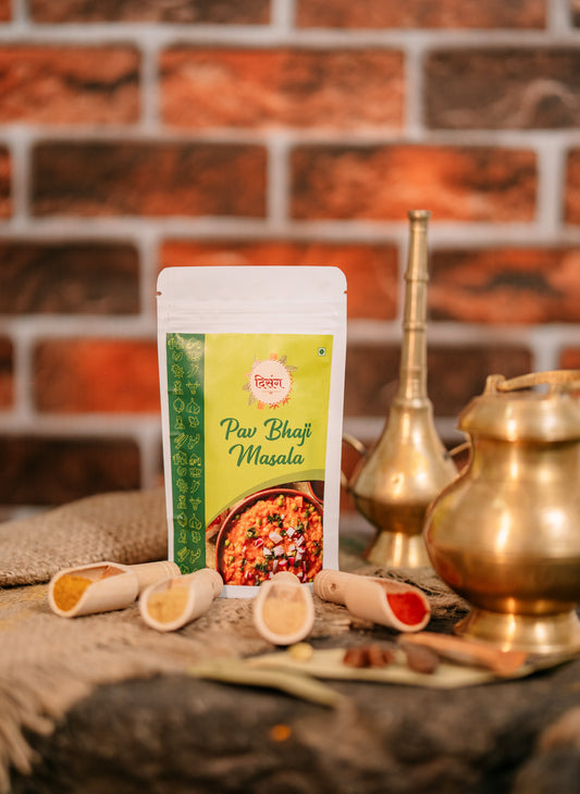 Disang Essentials: Street Food Spice Combo – Pav Bhaji, Chaat & Red Chilli (50g x 3)